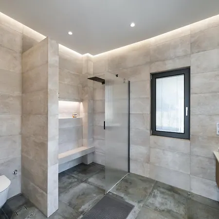לינה וארוחת בוקר Grey Sea View Estate - Luxury With Private Pool & Plunge Pool Katouna