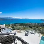 住宿加早餐酒店 Grey Sea View Estate - Luxury With Private Pool & Plunge Pool Katouna