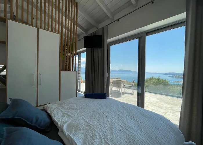 Grey Sea View Estate - Luxury Villas With Private Pool & Plunge Pool Katouna