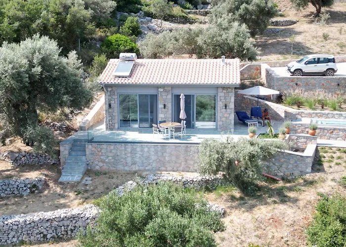 Grey Sea View Estate - Luxury Villas With Private Pool & Plunge Pool B&B Katouna